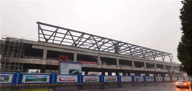 先睹为快！许昌4座高架车站雨棚初现！