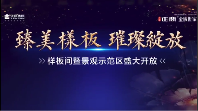 匠心，惊艳全城！正商金域世家样板间璀璨绽放！
